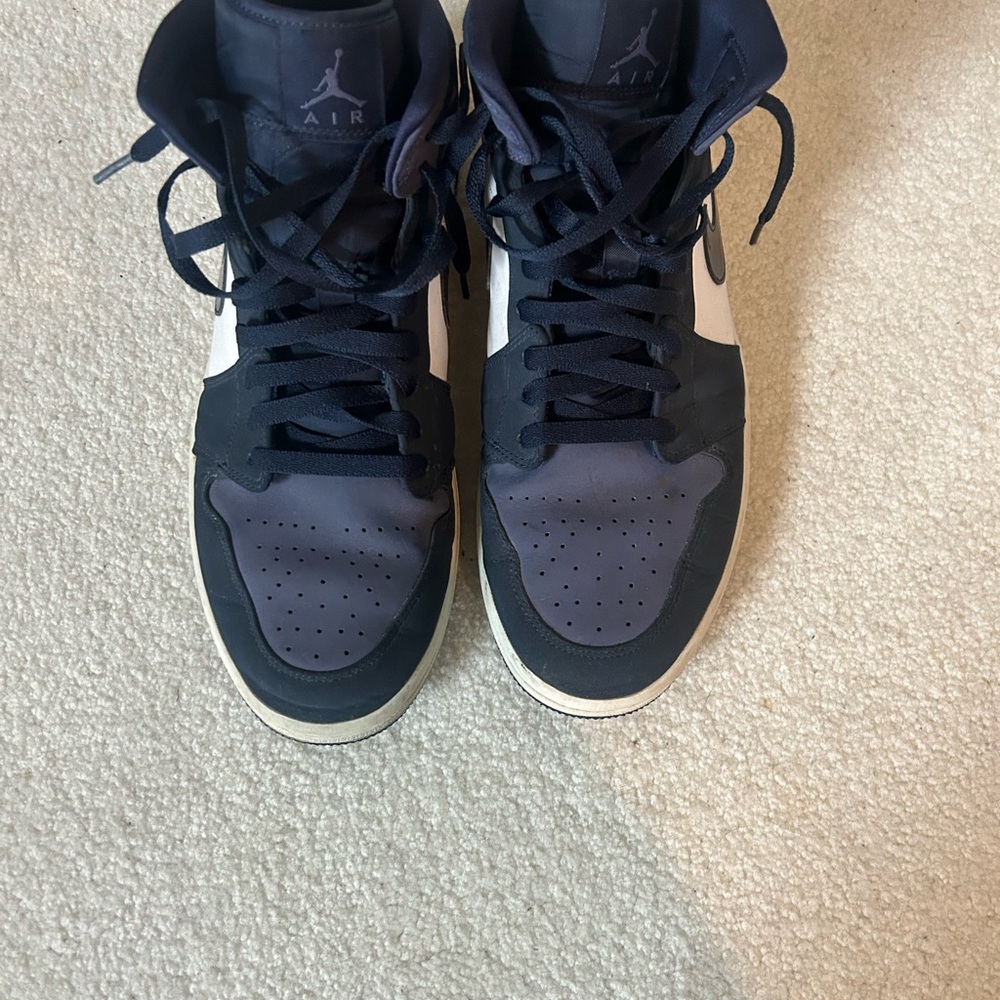 Air Jordan 1 Mid Sanded Purple Size 12 - Picture 4 of 7